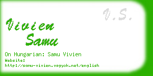 vivien samu business card